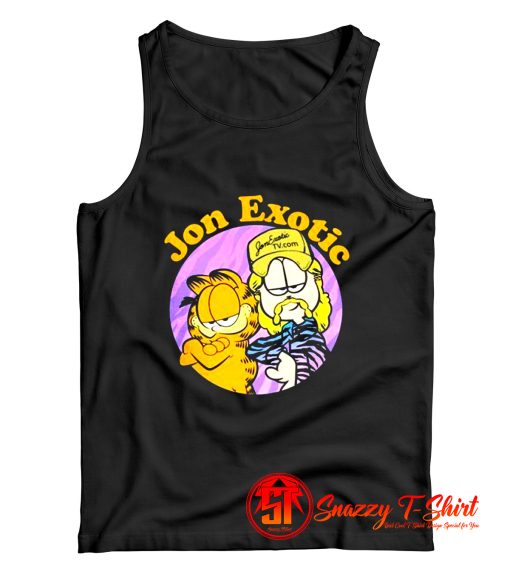 Garfield Cat And Tiger King Tank Top