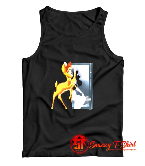 Givenchy Black Bambi Print Tank Top