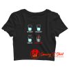 Glass Of Water Bassoonist Bassoon Player Crop Top Shirt