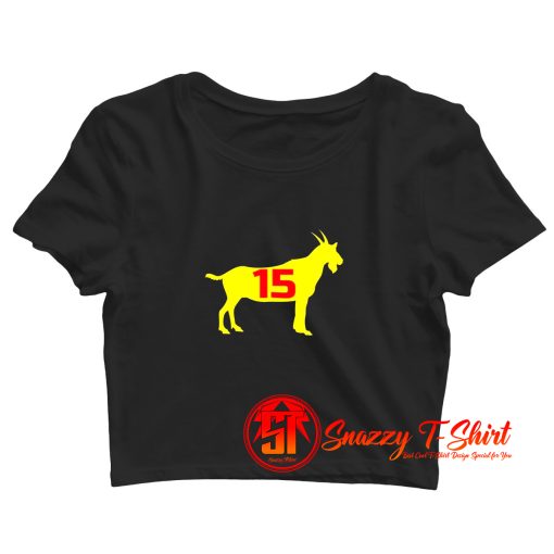 Goat 15 Kansas Football Vintage KC Crop Top Shirt