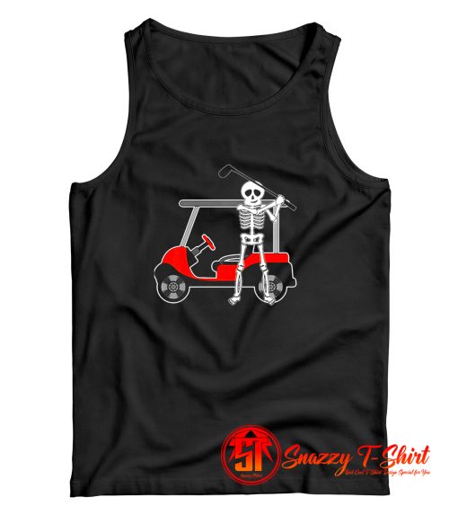 Golfer Skeleton Tank Top