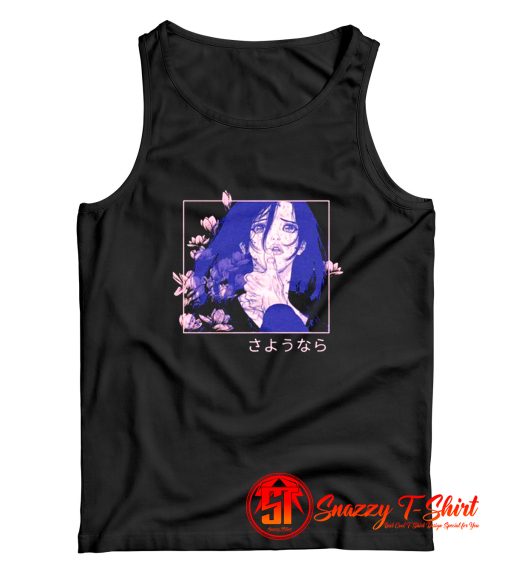 Goodbye Sad Girl Anime Tank Top