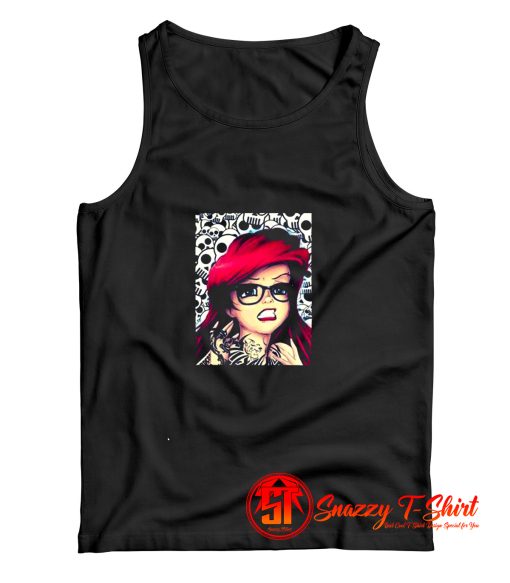 Goth Cute Disney Princess Ariel Tank Top