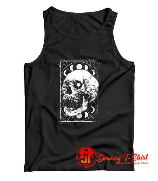 Gothic Skull Moon Phases Tank Top