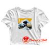 Great Wave Off Kanagawa Parody Crop Top Shirt