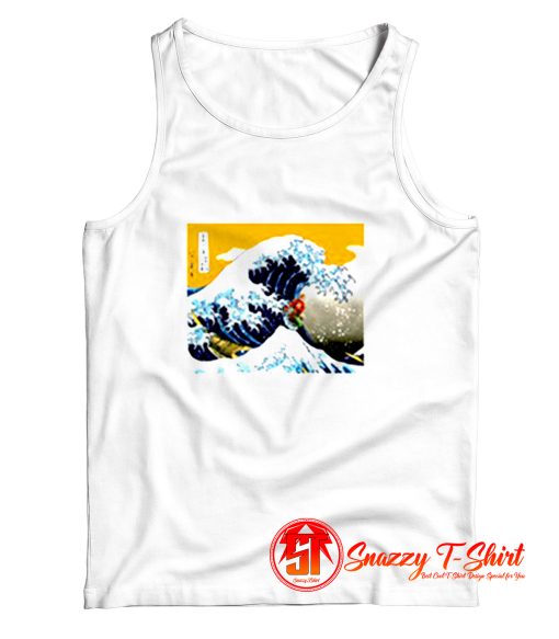 Great Wave Off Kanagawa Parody Tank Top