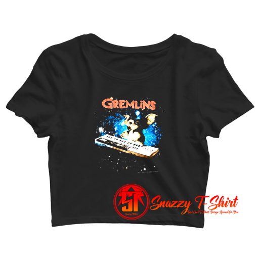 Gremlins Gizmo Keyboard Funny Crop Top Shirt