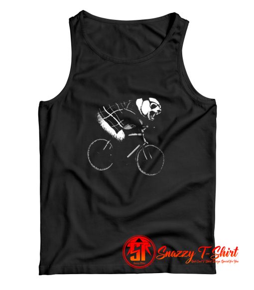 Grey Style Hipster Panda Tank Top