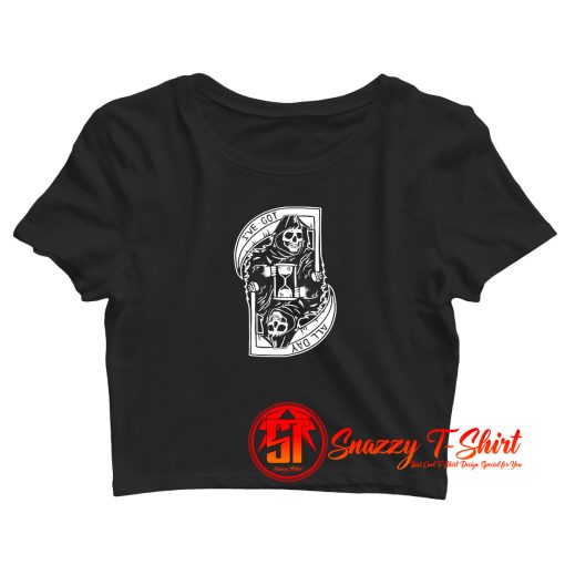 Grim Reaper Crop Top Shirt