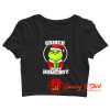 Grinch is my homeboy colour Crop Top Shirt