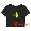 Grinchy Green Crop Top Shirt