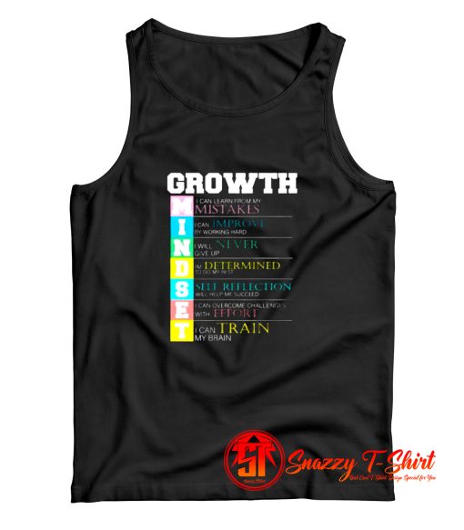 Growth New Mindset And Resolution Tank Top