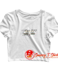 Gucci Gang Common Sense Crop Top Shirt