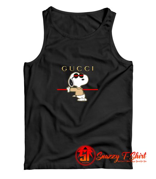 Gucci Stripe Stay Snoopy Stylish Tank Top