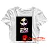 Guilty Jack Cute Skellington MugShot Crop Top Shirt