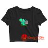 Gumby Green Before It Was Cool Earth Planet Crop Top Shirt