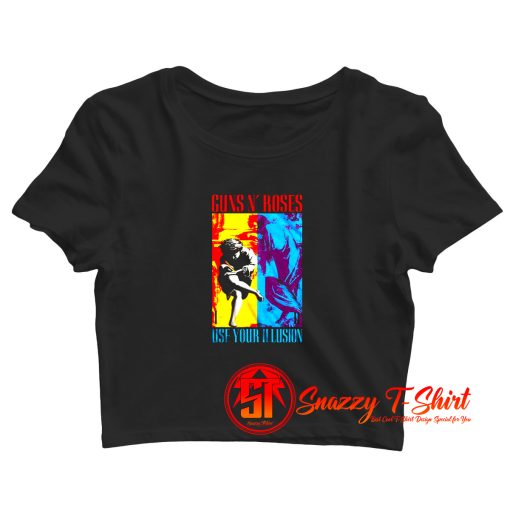 Guns N Roses Use Your Illusion Album Art Crop Top Shirt