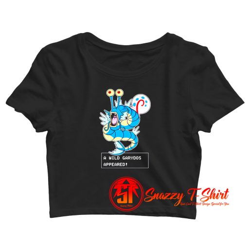 Gyarados Pokemon Gary Spongebob Crop Top Shirt