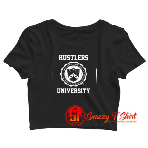 HUSTLERS UNIVERSITY Crop Top Shirt