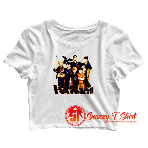 Haikyuu art Crop Top Shirt