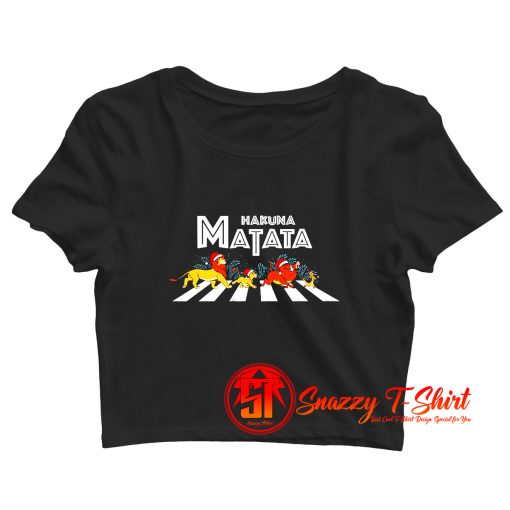 Hakuna Matata Christmas Crop Top Shirt