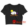 Halloween Camping Crop Top Shirt