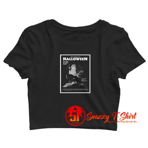 Halloween Michael Myers Crop Top Shirt