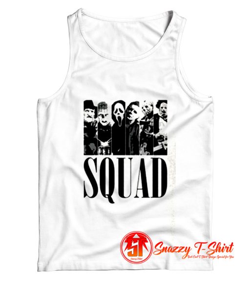 Halloween Squad Horror Movies Tank Top