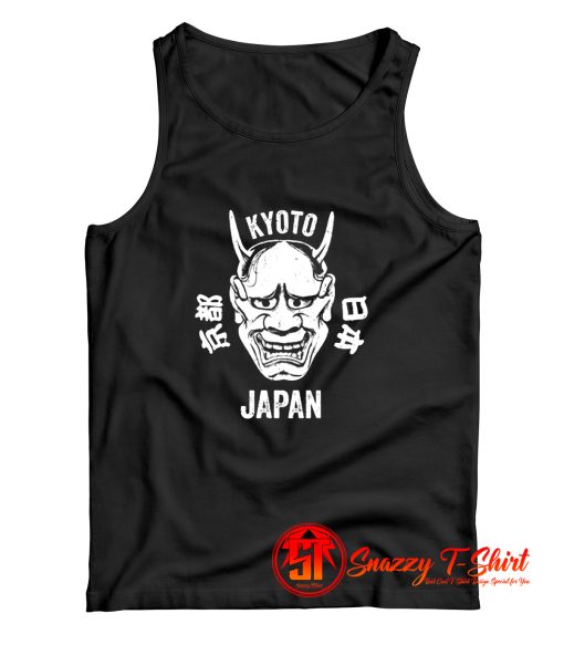 Hannya noh mask Japan oni demon Tank Top