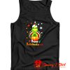 Happy HalloThanksMas The Grinch Pumpkin Halloween Thanksgiving Christmas Tank Top