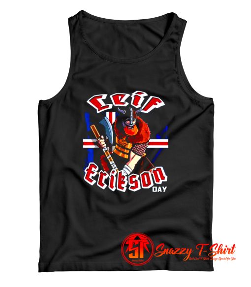 Happy Leif Erikson Day Iceland Norse Viking Tank Top