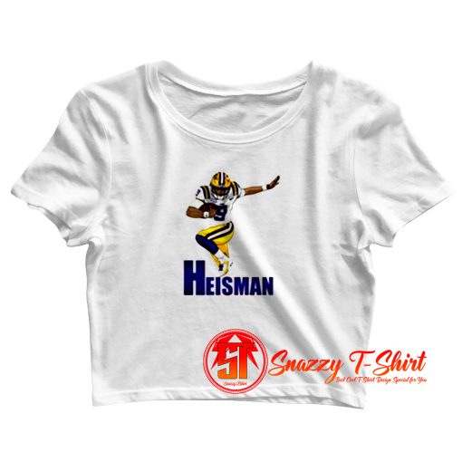 Heisman The Trend Football Crop Top Shirt