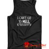 Hell Restraining Order Sarcastic Tank Top