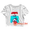 Hello Kitty Jaws Parody Crop Top Shirt