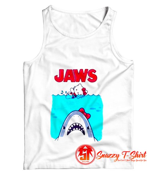 Hello Kitty Jaws Parody Tank Top