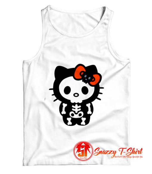 Hello Kitty Skeleton Halloween Tank Top