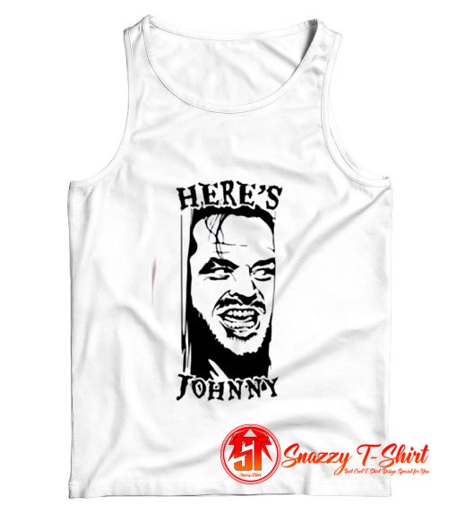 Heres Johnn 80s Movie Tank Top