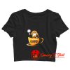 Hermione Accio Coffee Classic Crop Top Shirt