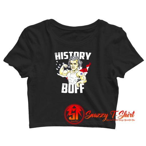 History Buff President Andrew Jackson Patriotic Crop Top Shirt