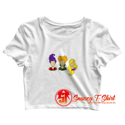 Hocus Pocus Heads Crop Top Shirt