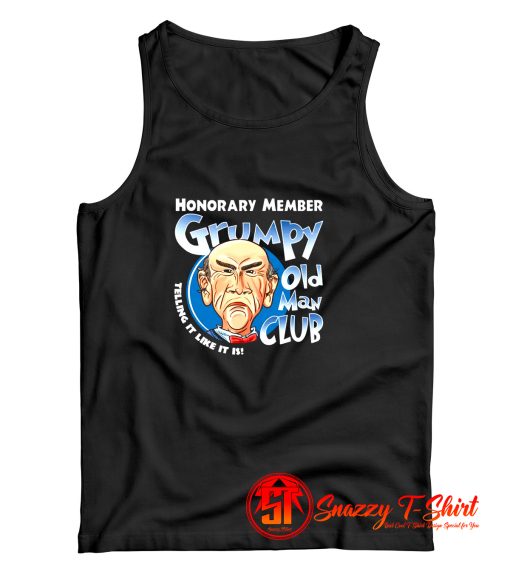 Honorary Member Grumpy Old Man Club Walter The Puppet Tank Top