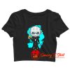 Horror Boy Cartoon Funny Crop Top Shirt