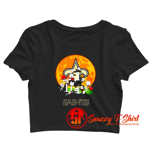 Horror Characters Chibi Saints Crop Top Shirt