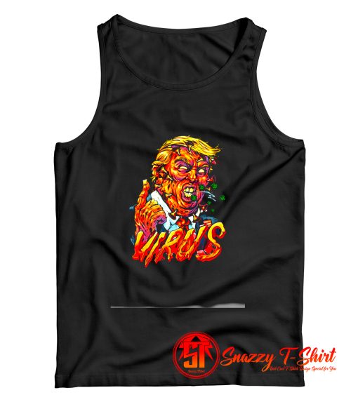 Horror Trump Virus Halloween Tank Top