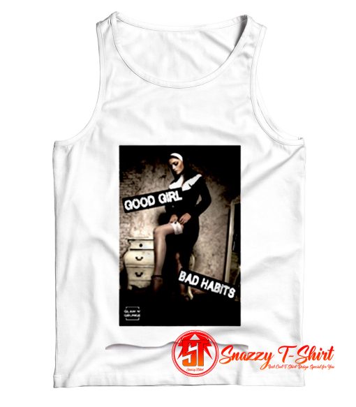 Hot Sexy Nun Good Girl Bad Habits Swag Tank Top