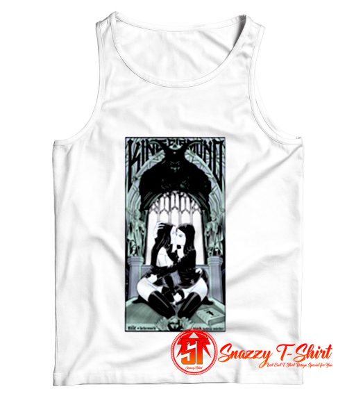 Hot Sexy Nuns Nonnen Kissing Anton Lavey Satanismus Goth Gothic Tank Top