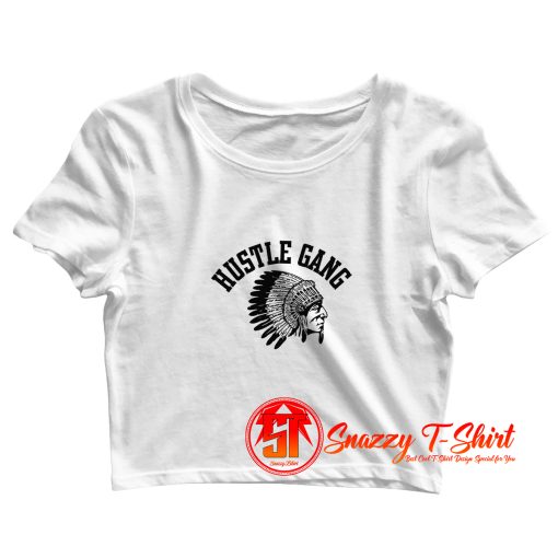 Hustle Gang Crop Top Shirt