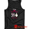 I Am 34 Plus Middle Finger 35Th Birthday Tank Top