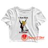 I Am Not A Crook Crop Top Shirt