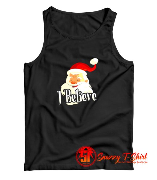 I Believe Santa Christmas Tank Top